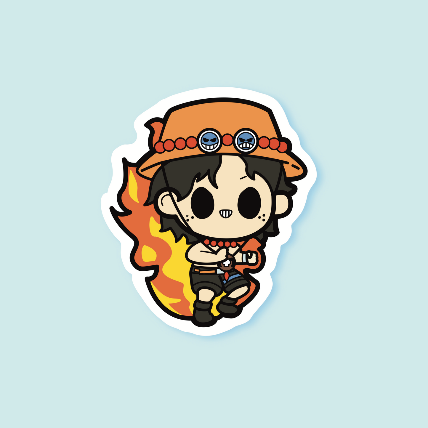 flame sticker